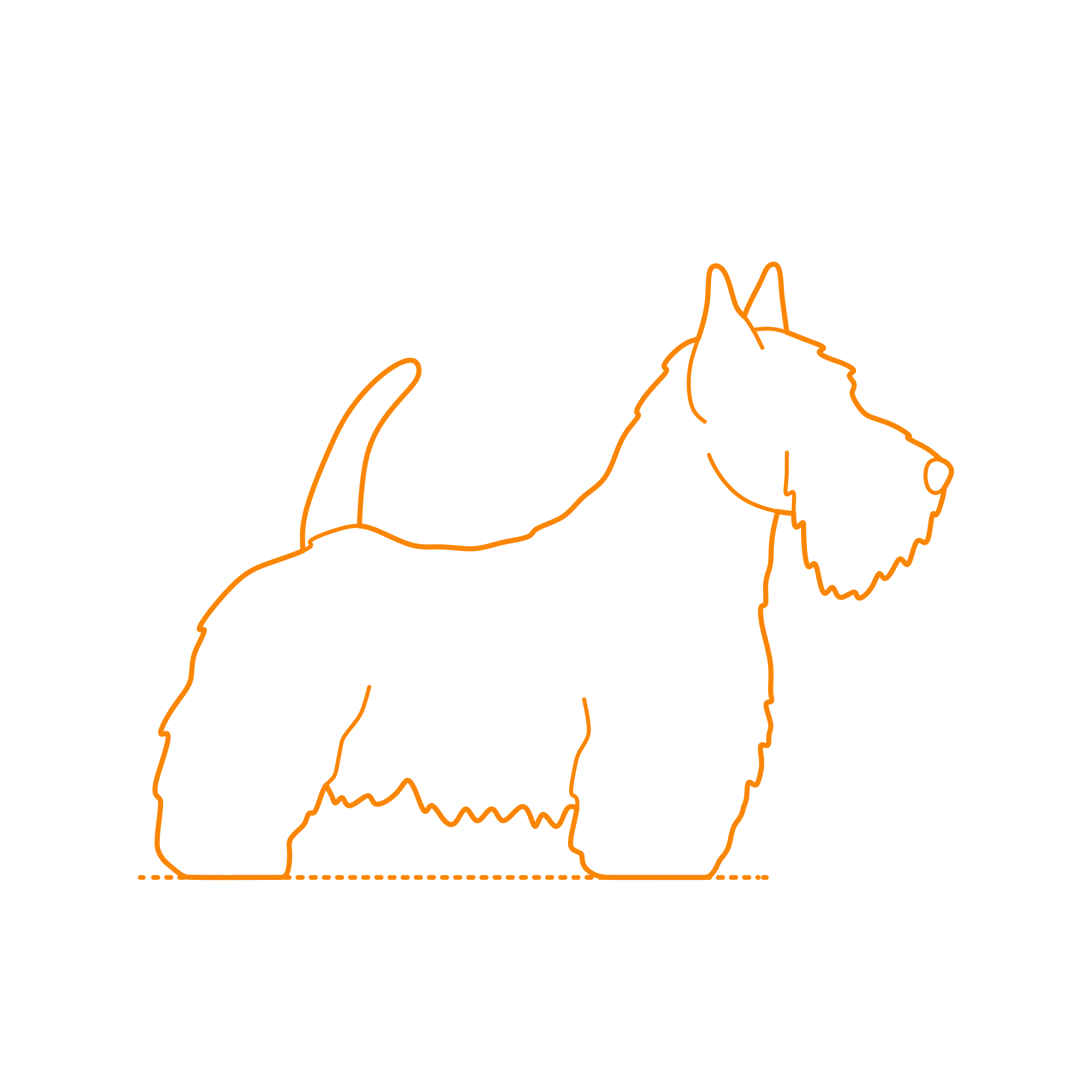Animals Dogs Scottish Terrier Tracing Svg Vector Free Vectors